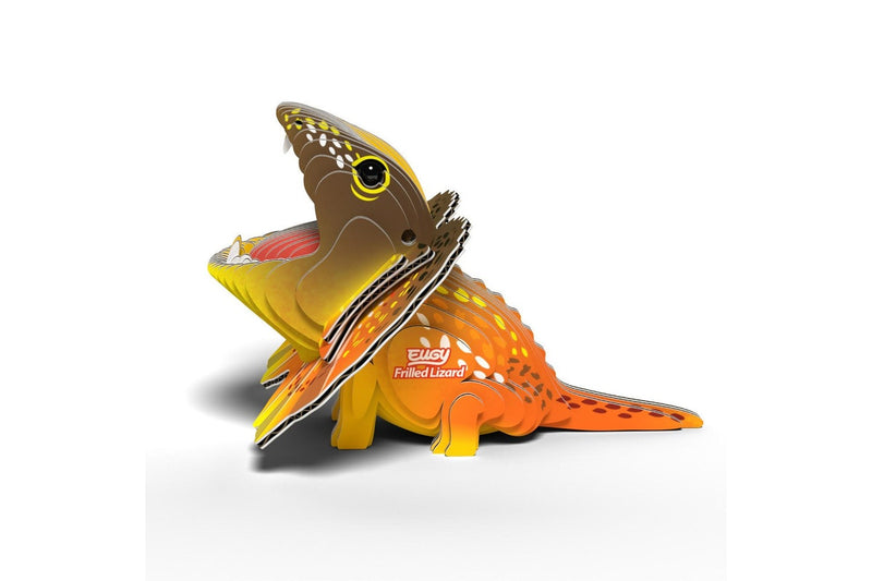 Eugy: Frilled Lizard - 3D Paper Model