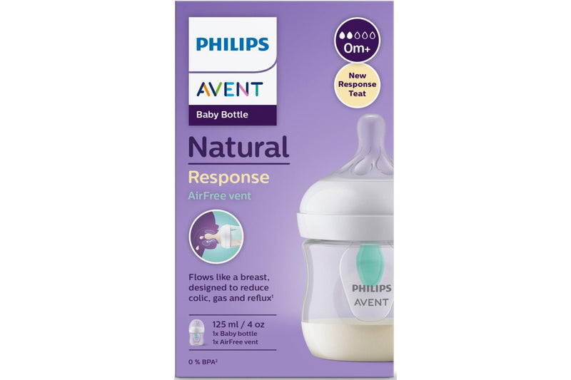 Avent: Natural Response Bottle with Airfree Vent - 125ml (Single)