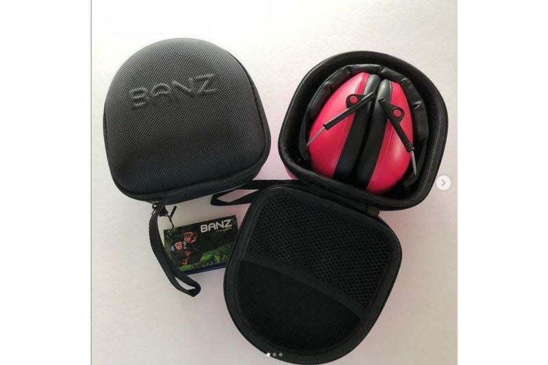 Banz: Kids Earmuffs - Zee Case Onyx Black (2+ years)