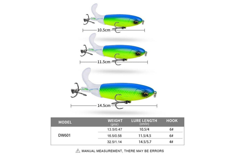 360 Rotating Topwater Propeller Lure 10.5cm/13.5g Colour