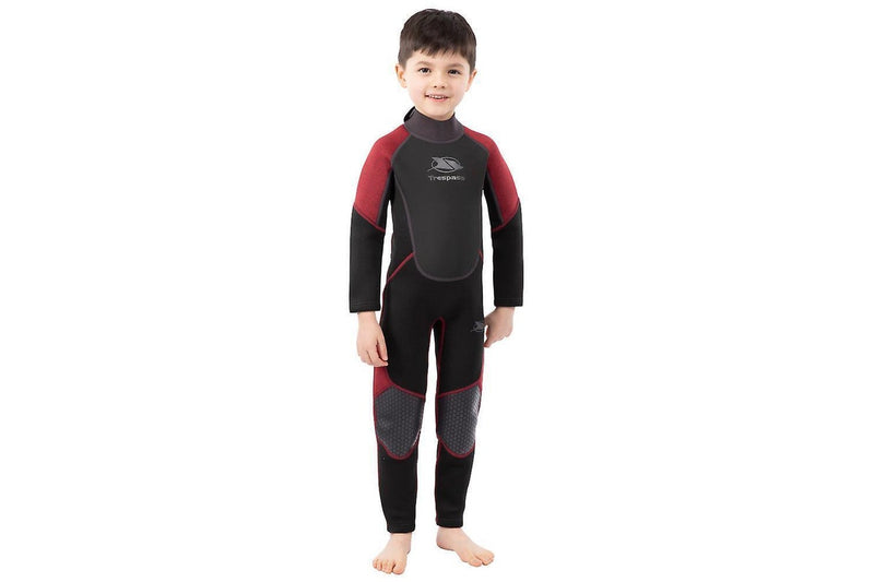 Trespass Childrens/Kids Amigo 3mm Wetsuit (Merlot Marl) (9-10 Years)