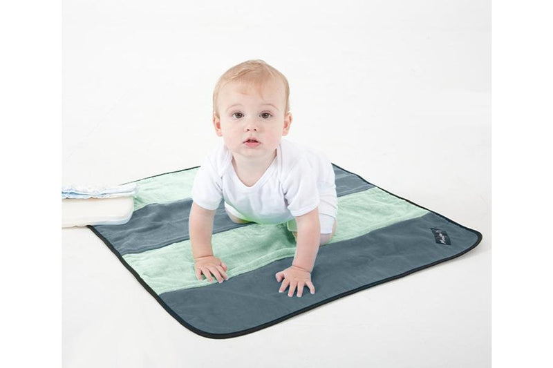 Mum 2 Mum: Play n' Change Mat - Mint/ Grey