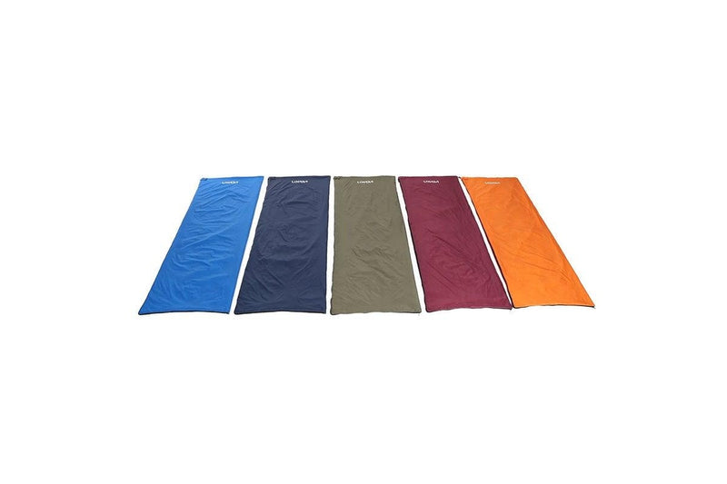 Lixada Outdoor Envelope Sleeping Bag Orange - Standard