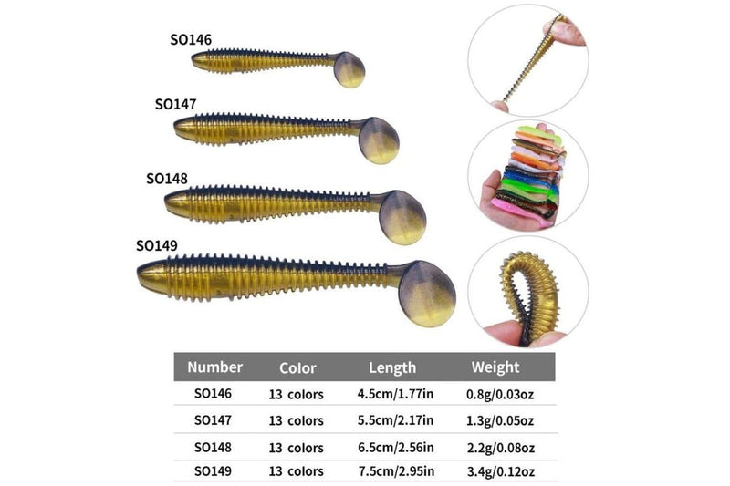 Spaghetti Worm t Tail Soft Bait For Fishing Colour 1