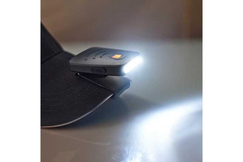 3 Led Usb Charging Infrared Sensor Cap Clip Light Headlight For Outdoor Fishing White - Standard