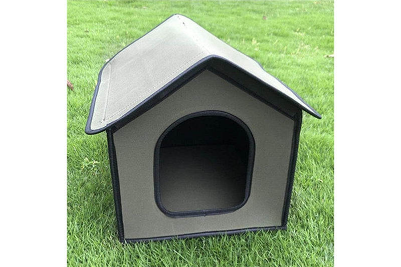 Medium Foldable Waterproof Outdoor Pet House - Grey