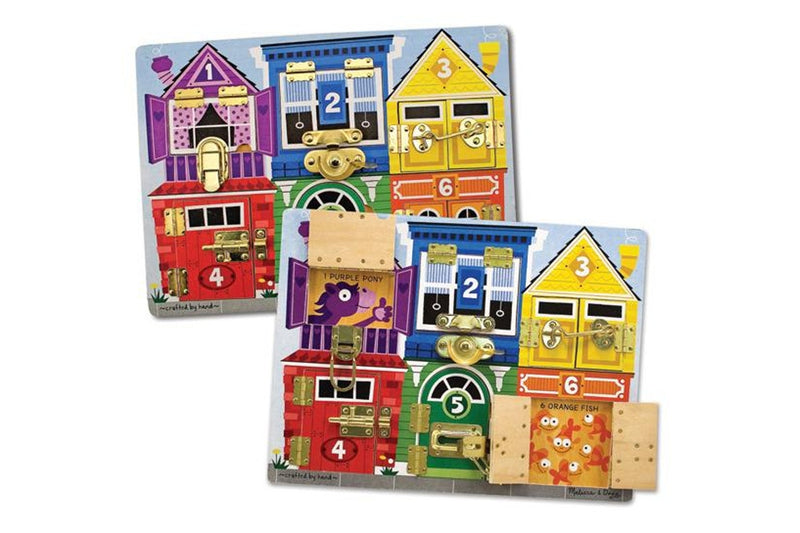 Melissa & Doug - Wooden Latches Board