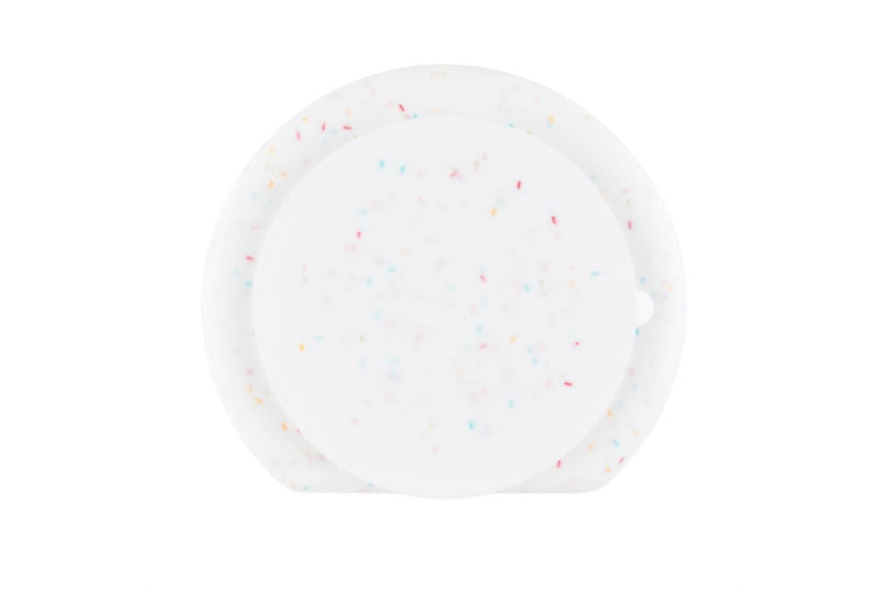 Bumkins: Silicone Grip Plate - Vanilla Sprinkle