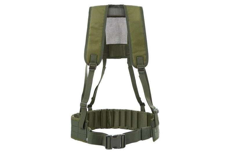 H Harness Multicam Gear Suspenders Vest Army Green - Standard - Set Of 1