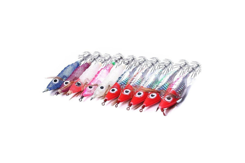 Realistic Shrimp Squid Fishing Bait 10 Colours