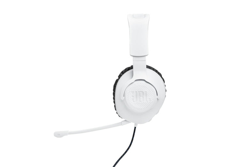 JBL Quantum 100P Wired Gaming Headset (White)