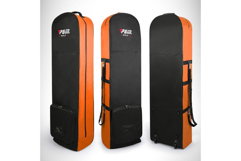 Pgm Golf Travel Bag With Wheels Orange