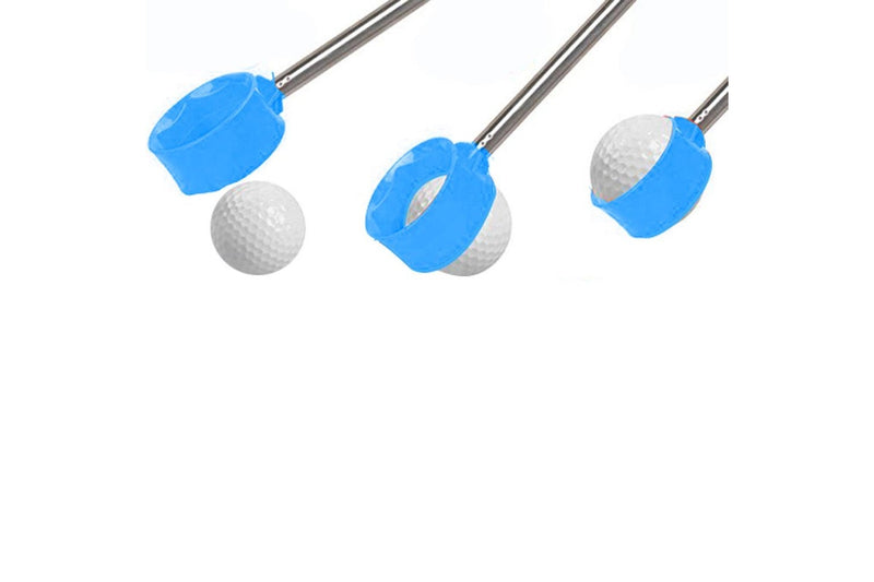 Telescopic Golf Ball Retriever Easy Pick Up Balls Golf Accessories Blue