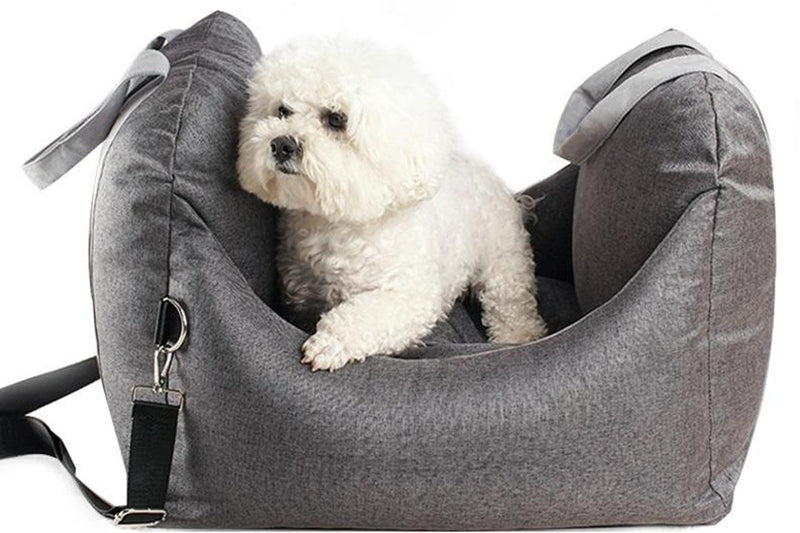 PETSWOL Portable Pet Travel Bed with Safety Harness