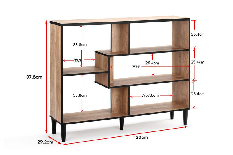 Shangri-La Avalon Bookcase (Oak)