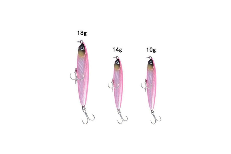 Pack Of 2 Ch79 Sinking Pencil Lures 10.4cm 18g Long Casting Hard Bait