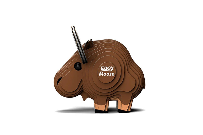 Eugy: Moose - 3D Cardboard Model