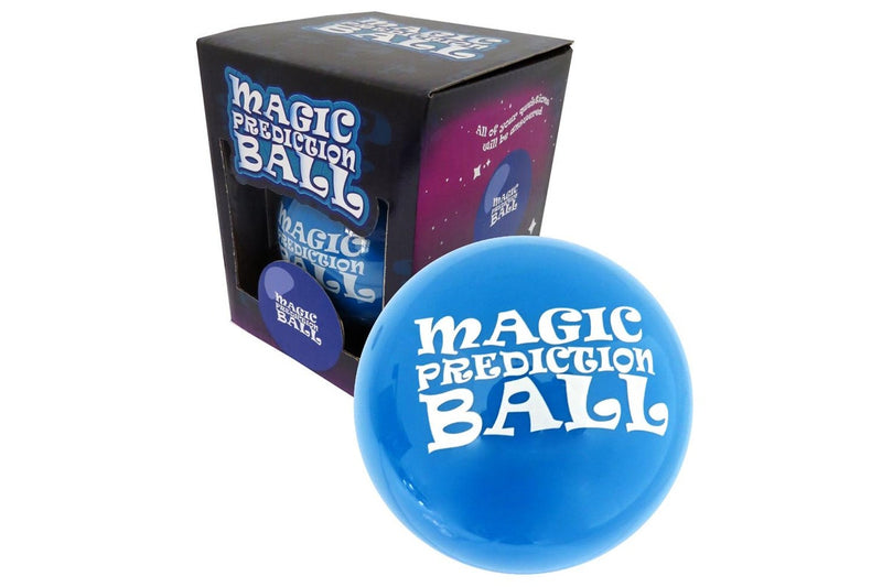 2x Magic Prediction 10cm Spin Ball Kids Children 6+ Game Mystic Playing Toy Blue