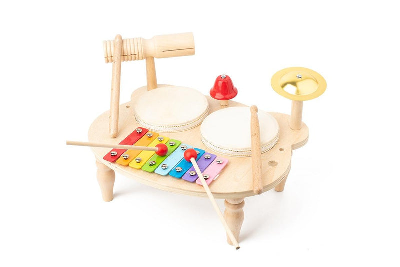 Kids Wooden Musical Instrument Set