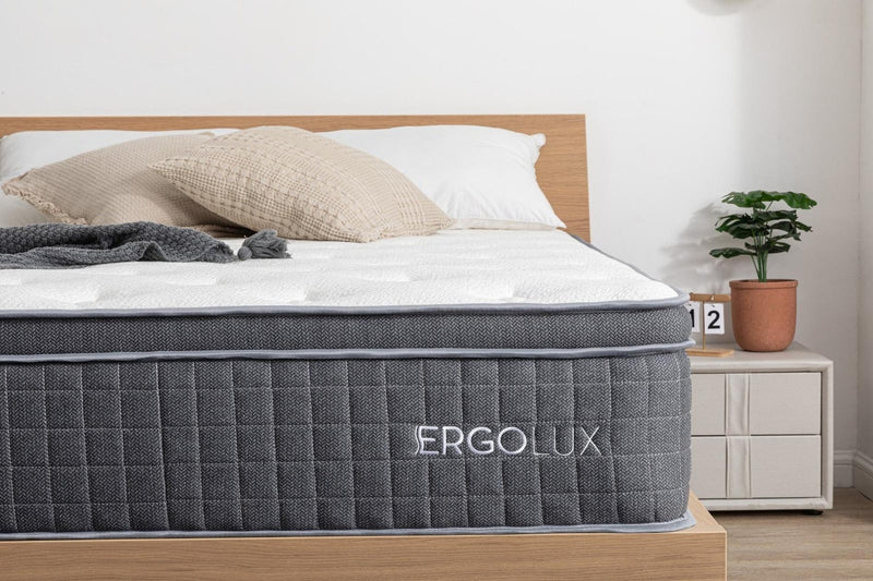 Ergolux: 34cm Pocket Spring Gel Memory Foam Mattress - King Single