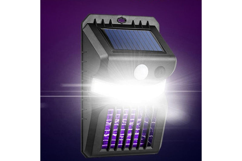 Vibe Geeks Solar Powered Outdoor Mosquito And Insect Killer Lamp