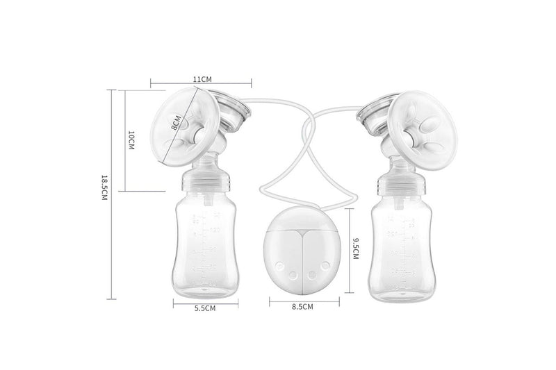 Electric Breast Pump Automatic Milk Suction Double Side Intelligent Baby Feeder