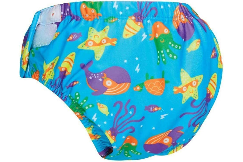 Zoggs Kids Boys Girls Adjustable Swim Nappy Nappies - 3-24 Months - Blue