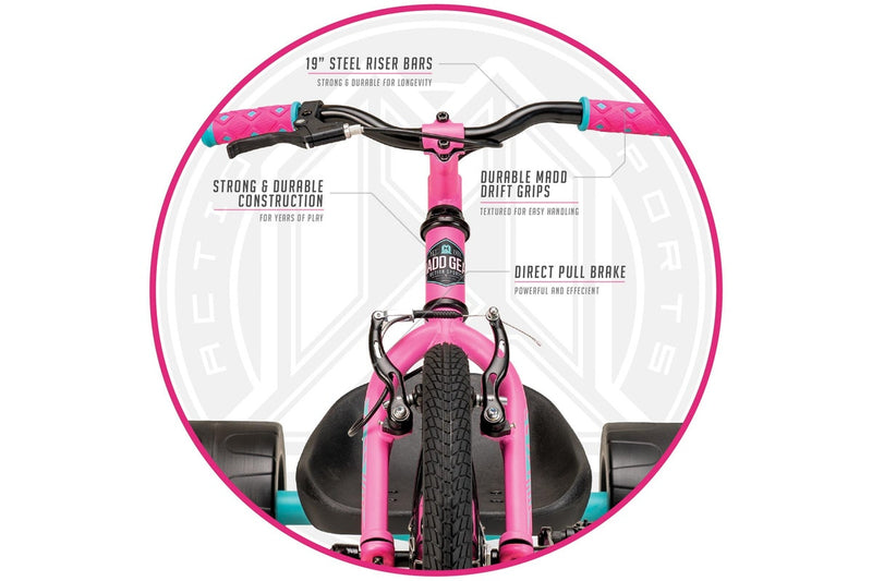 Madd Gear Mini Drift Trike - Pink / Teal