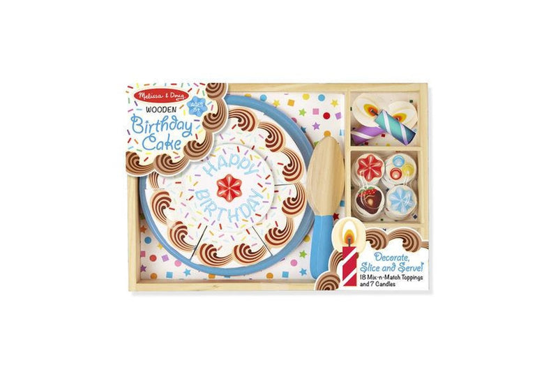 Melissa & Doug: Birthday Party Wooden Birthday Cake