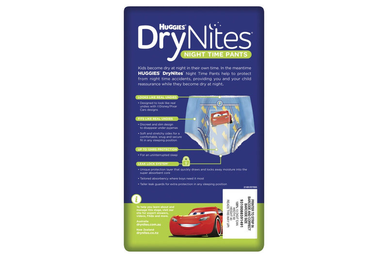 Huggies DryNites Night Time Boys Pants - 2-4 Years