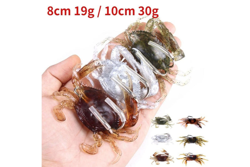 3 Piece Submerged Crab Hook For Ice Fishing 10cm 30g