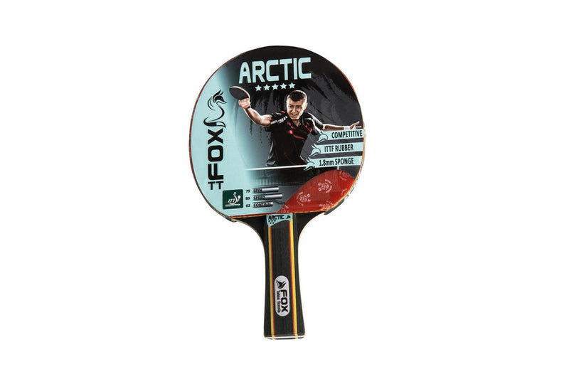 Fox TT Unisex Adult Arctic 5 Star Table Tennis Bat (Black/Red) (One Size)