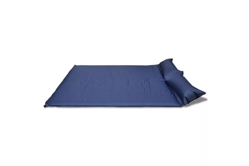 Blue Self-inflating Sleeping Mat 190 x 130 x 5 Cm (double) Kblko