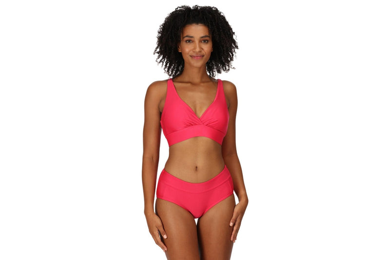 Regatta Womens/Ladies Paloma Plain Bikini Top (Bright Blush) (8 UK)