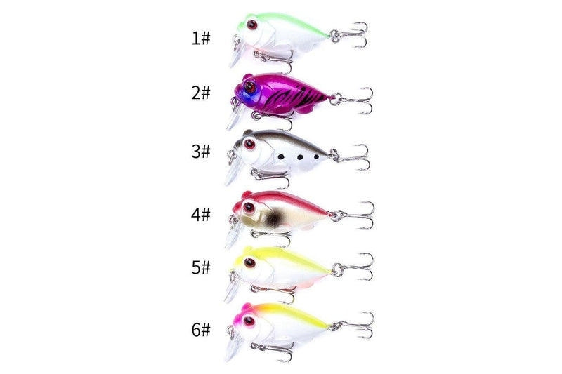 4 Piece Small Fat Lure Bait Set 4cm/5.2g