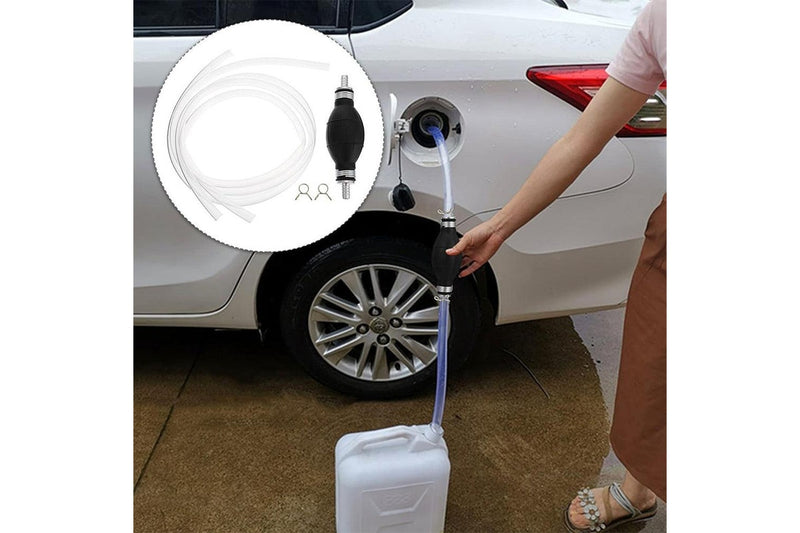 Manual Water Oil Transfer Hose Liquid Syphon Petrol Transfer Pump Hand Siphon Pipe Hose