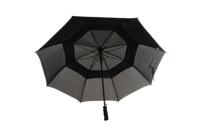 Drizzles Mens Auto Double Canopy Golf Umbrella (Black) (One Size)