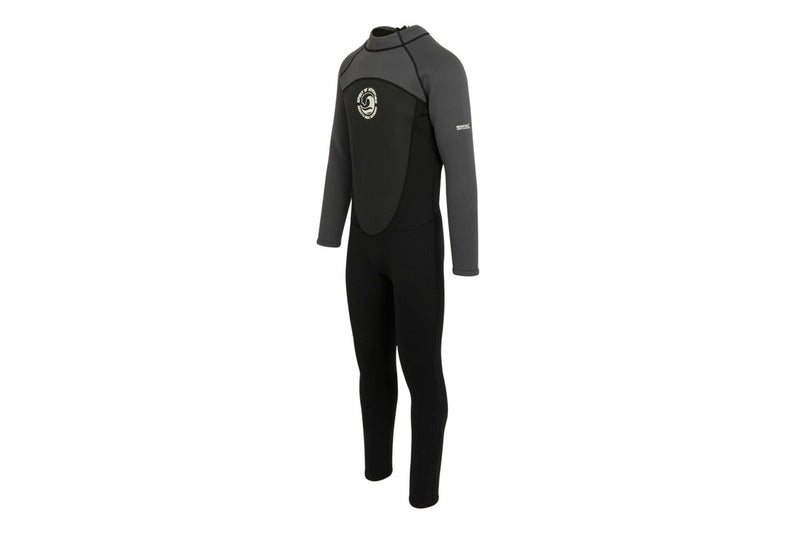 Regatta Mens Grippy Wetsuit (Black/Dark Grey/White) (L-XL)