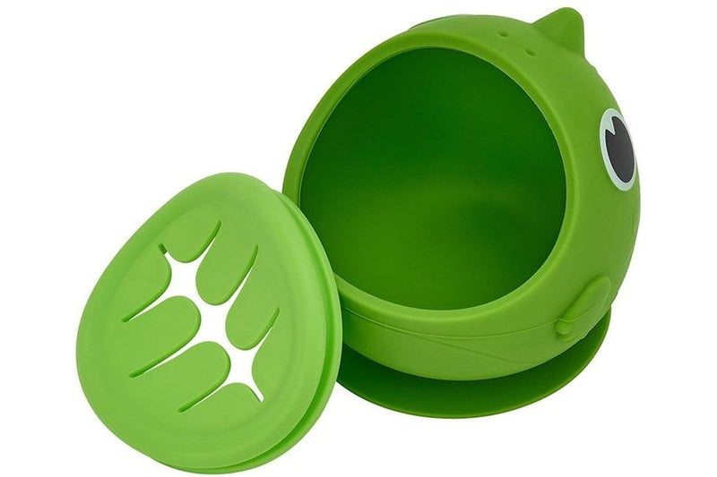 Annabel Trends: Silicone Snack Bowl - Green Dino