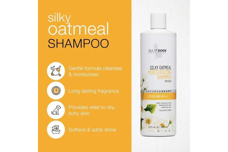 Isle of Dog: Everyday Natual Luxury - Silky Oatmeal Shampoo (448ml)