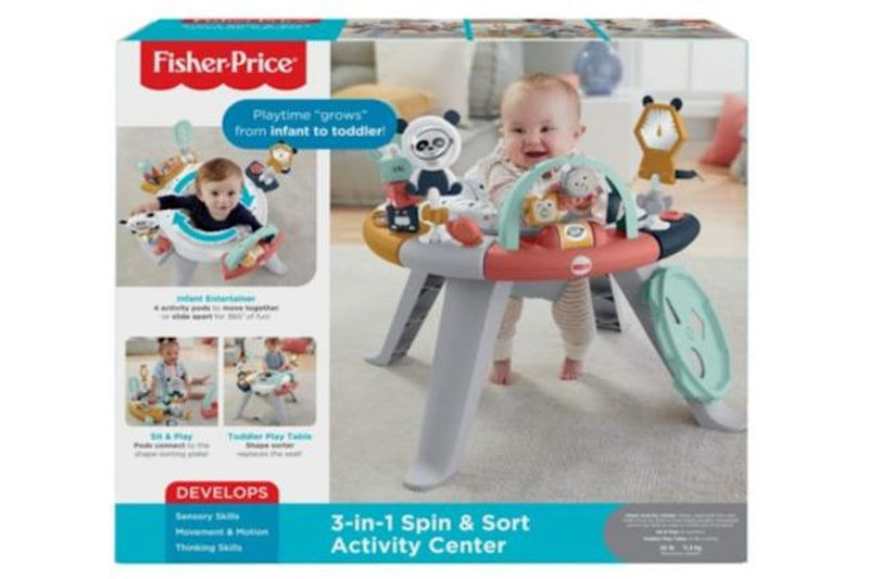 Fisher-Price: 3-in-1 Spin & Sort Activity Center