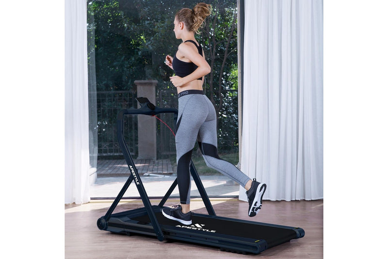 Ape Style FX1500 Ultra Slim Foldable 2-in-1 Walking & Running Smart Treadmill