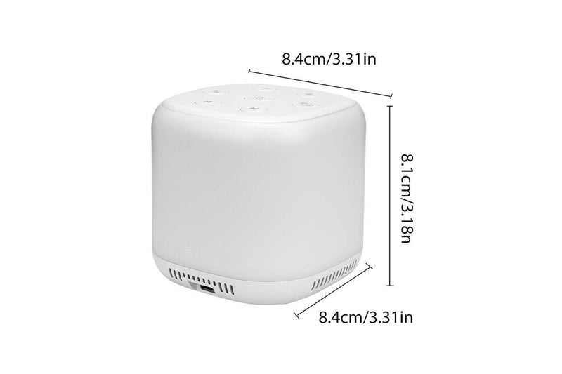 Portable White Noise Sound Machine for Baby Kids Adults Rechargeable Lullaby Machine with Night Light Sleeping Aid