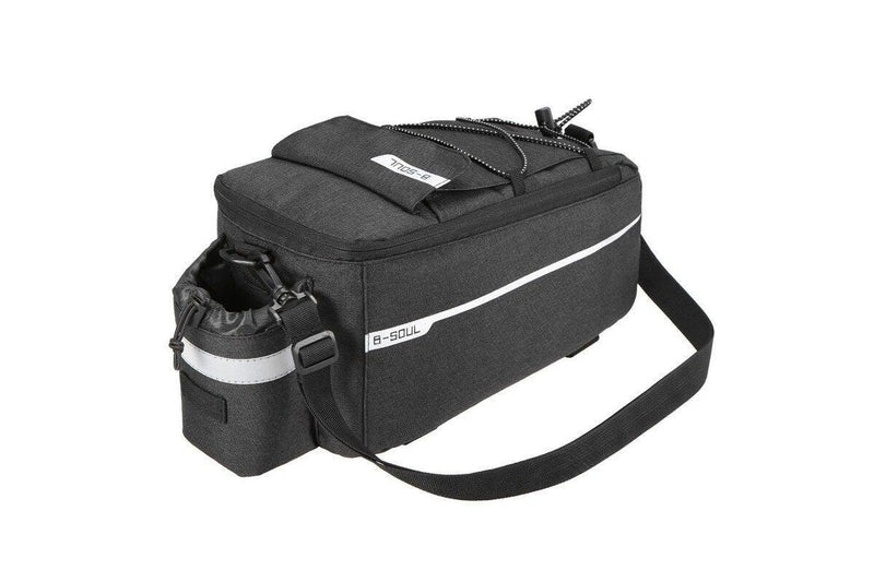 Bicycle Rear Rack Storage Luggage Bag - Grey - Standard