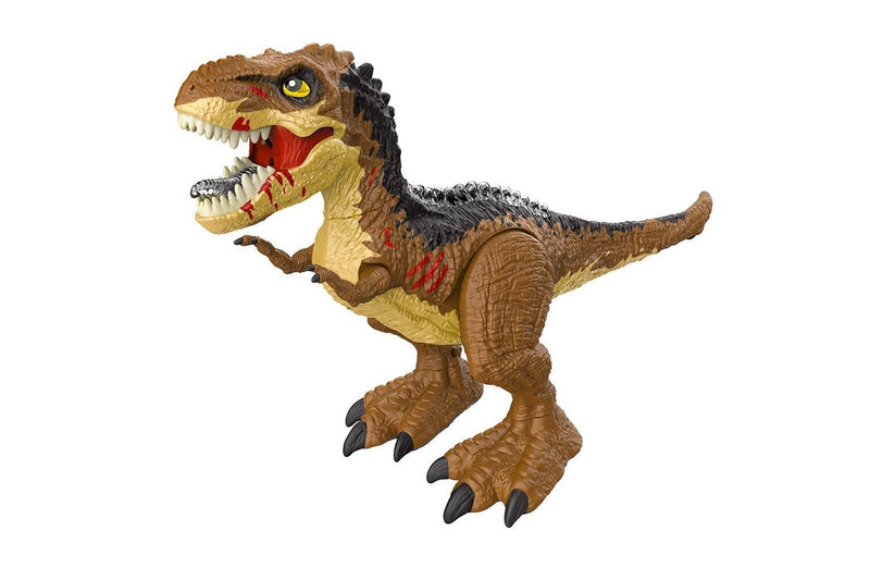 Remote Control T-rex Dinosaur Toy Realistic Tyrannosaurus Toys Gift for Kids Boys Girls-Brown