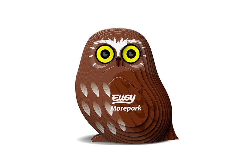 Eugy: Morepork - 3D Cardboard Model