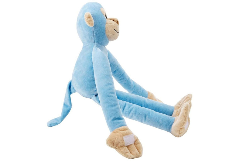 Manchester City FC Monkey Plush Toy (Sky Blue) (One Size)