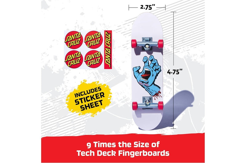 Tech Deck: 4" Handboards - Santa Cruz