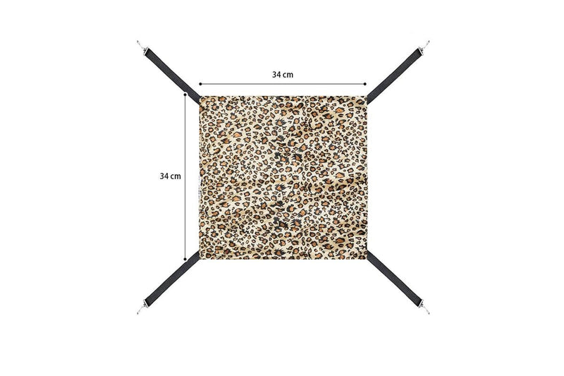 PETSWOL 2 Piece Reversible Cat Hammock - Spotted