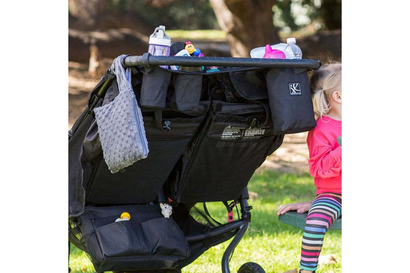 JL Childress: Double Cool Double Stroller Organizer - Black